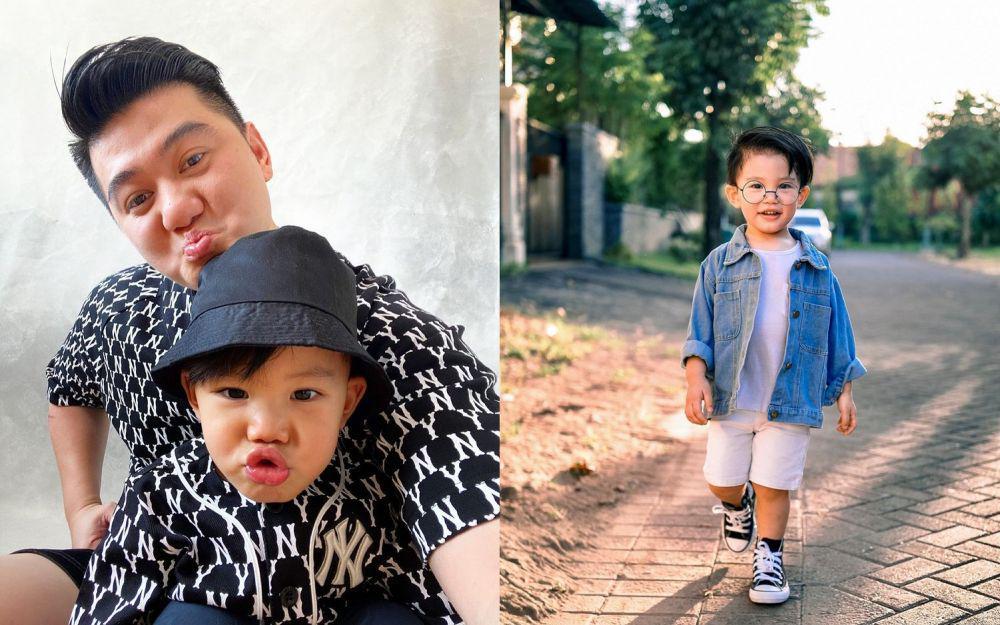 Ini 10 Potret Gemas Arthur, Anak Chef Arnold, Sudah Bisa Masak?