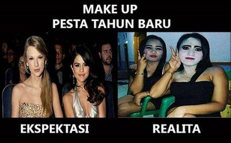 meme ekspektasi vs realita tahun baru (instagram.com/sejiwatinja)