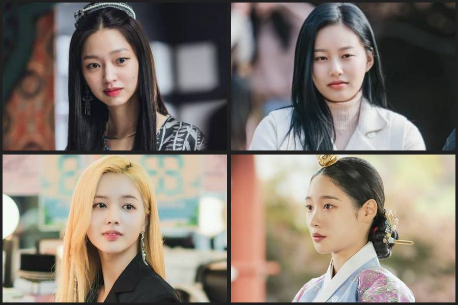 Choi Yu Hwa, Park Yoo Na, Roh Jeong Eui, dan Jung Chaeyeon (instagram.com/victorycontents | instagram.com/tvn_drama | instagram.com/sbsdrama.official | instagram.com/kbsdrama)