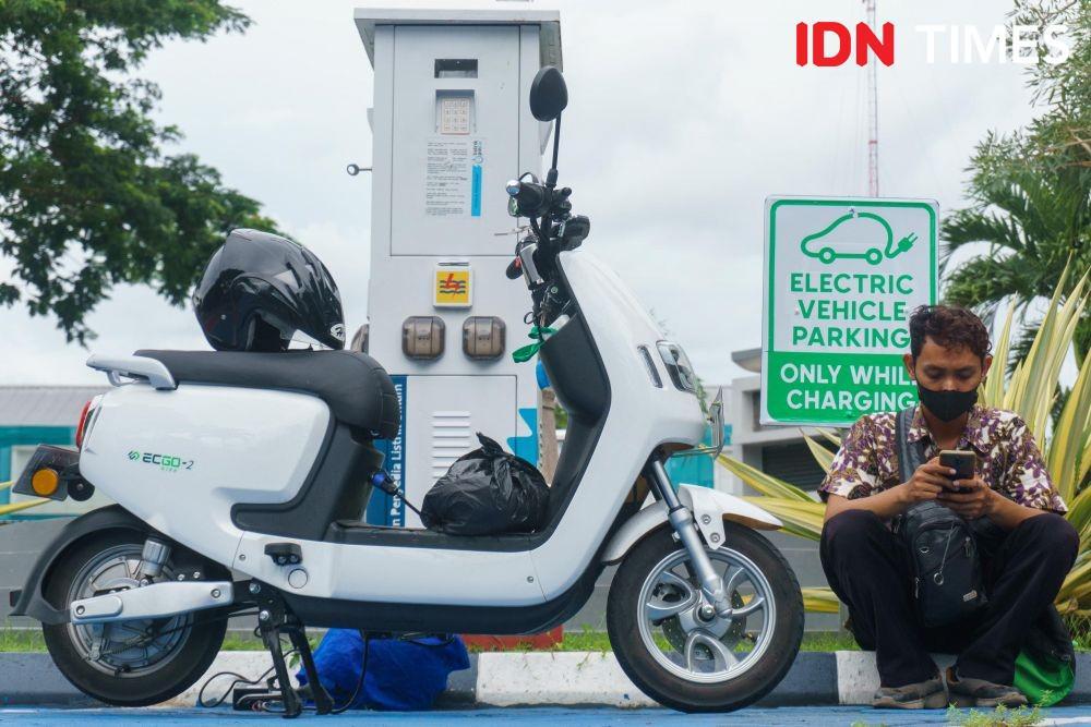 Jumlah Motor Listik di Jogja Meningkat, PLN Dirikan 41 SPLU