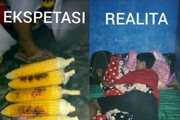 10 Meme Ekspektasi Vs Realita Tahun Baru, Relate Gak?
