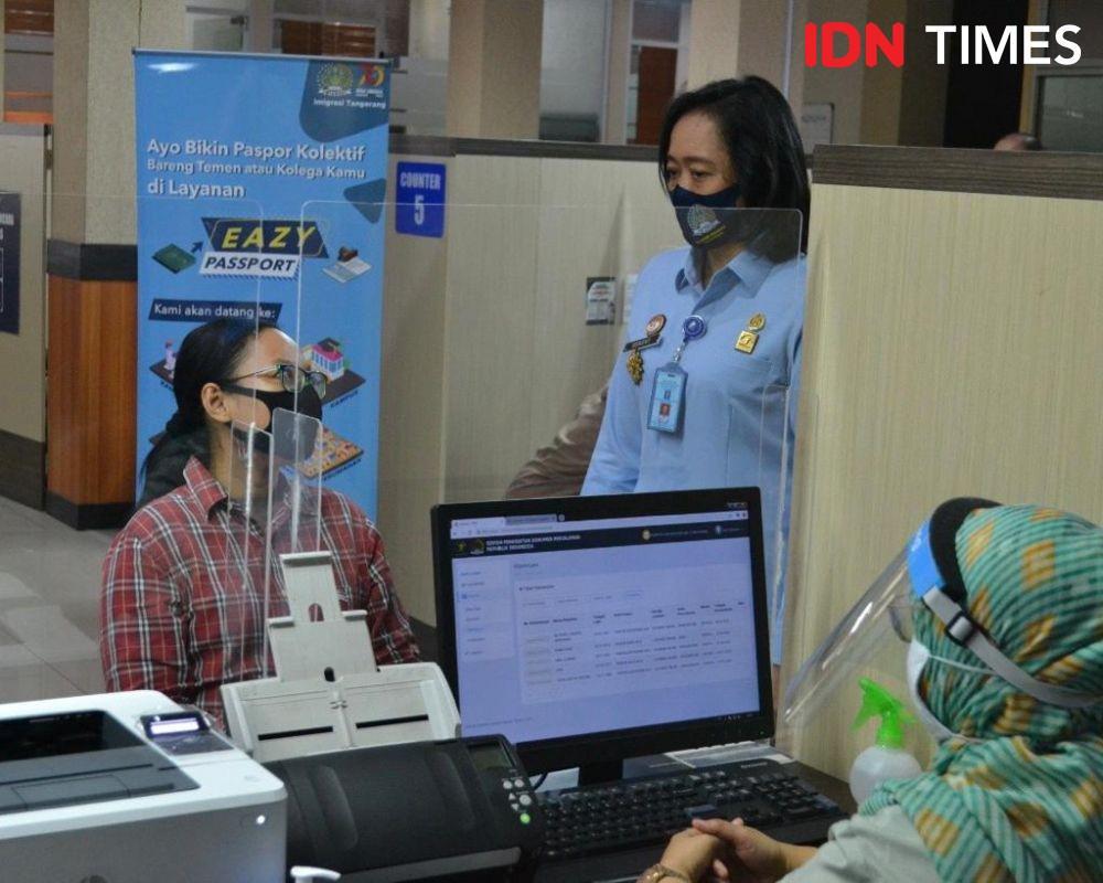Tahun 2021, Jumlah Pengajuan Paspor di Imigrasi Tangerang Turun