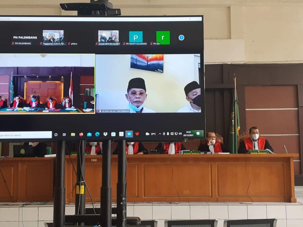 Mantan Sekda Sumsel Divonis 7 Tahun Bui dalam Kasus Korupsi Masjid