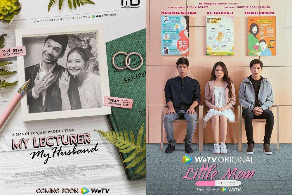 Poster My Lecturer My Husband dan Little Mom (dok. WeTV/My Lecturer My Husband | dok. WeTV/Little Mom)