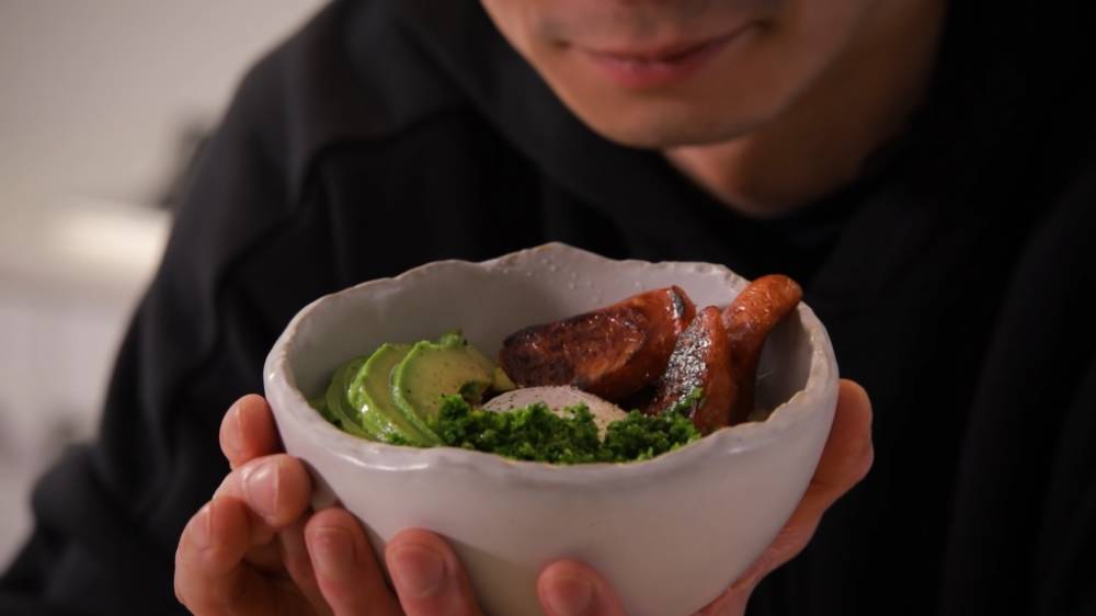 sajian savory oatmeal ala chef reynold poernomo (youtube.com/ReynoldPoer)