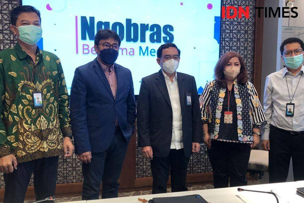 Pemaparan kinerja PT Penjaminan Infrastruktur Indonesia (Persero)/PT PII sepanjang 2021 pada Rabu (29/12/2021). (IDN Times/Vadhia Lidyana)