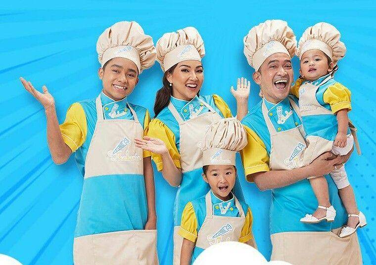 potret anak artis pakai baju koki (instagram.com/thabeniaofficial)