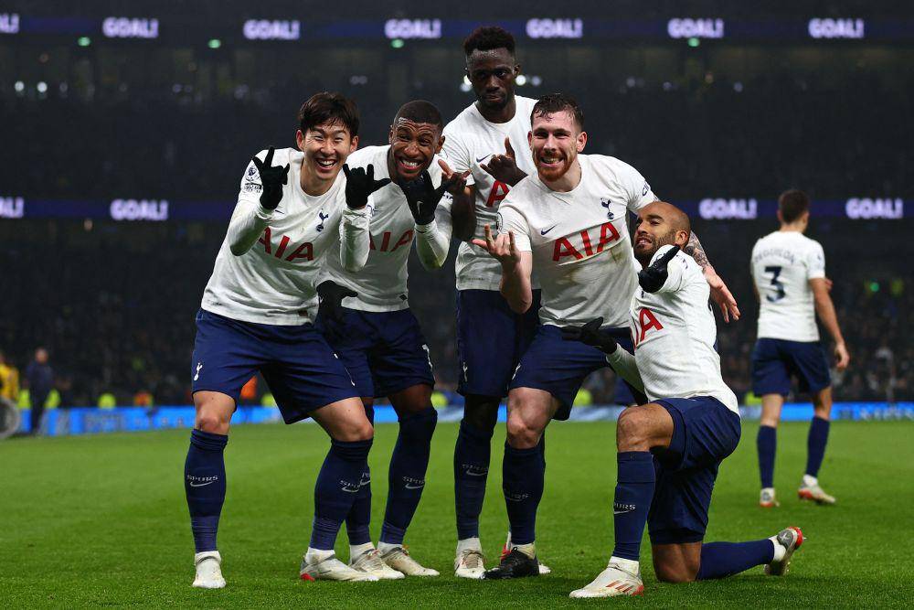selebrasi pemain Tottenham Hotspur (twitter.com/premierleague)