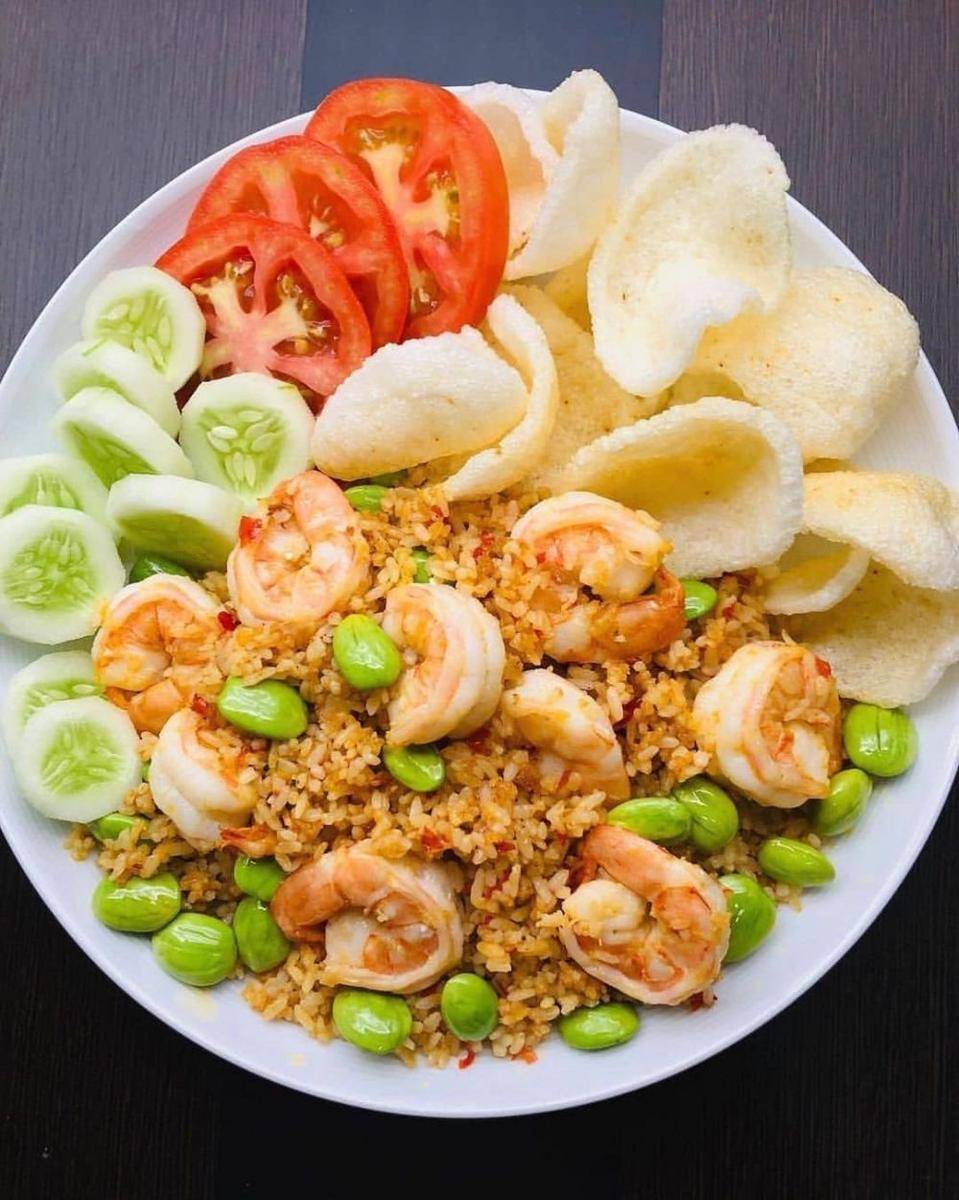 ilustrasi nasi goreng jawa petai (instagram.com/tjiakitchen)