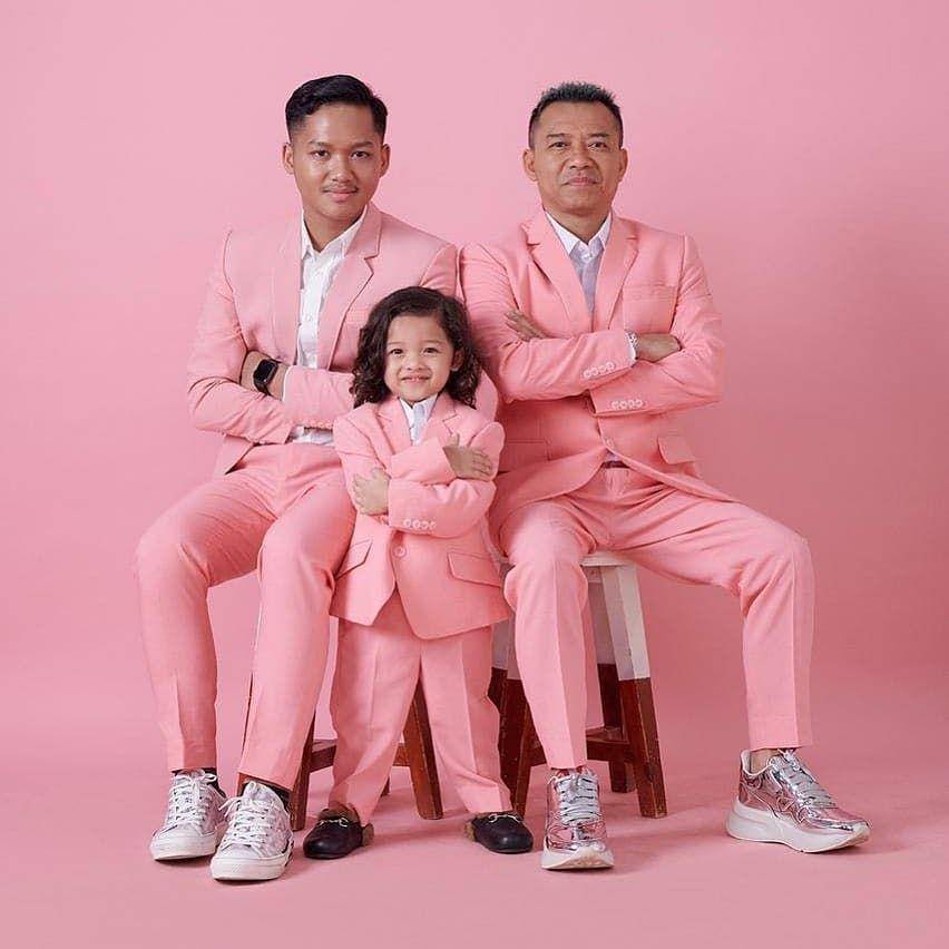 Anang, Azriel, dan Arsya Hermansyah (instagram.com/arsya.hermansyah)