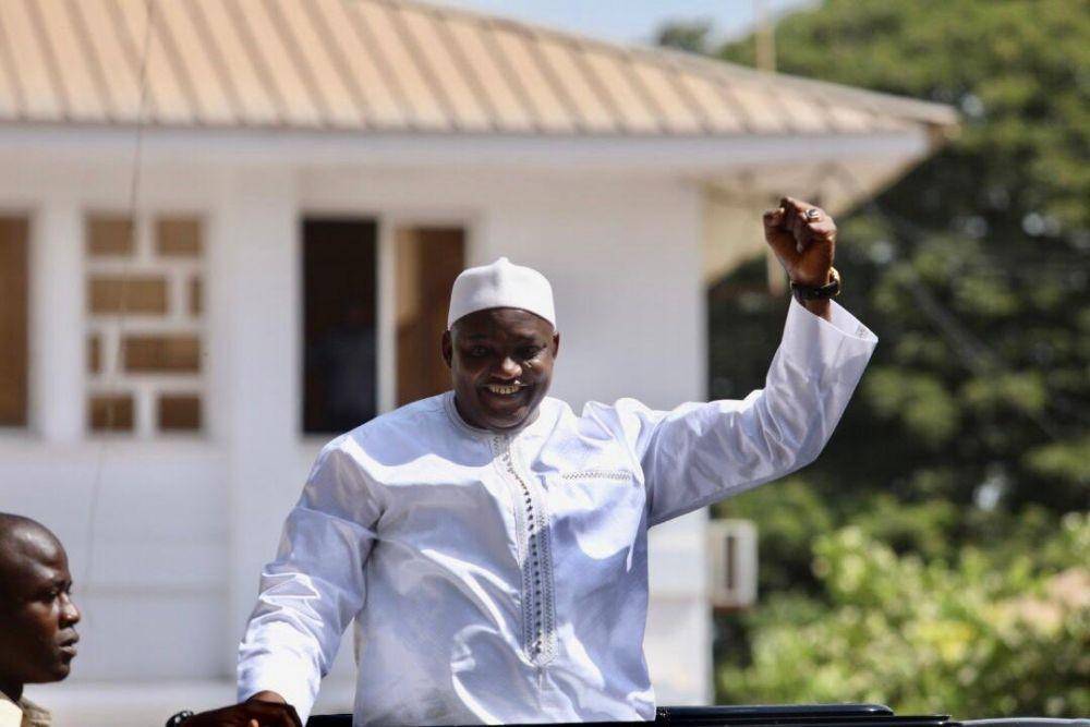 Presiden Gambia, Adama Barrow. (Twitter.com/President Barrow)