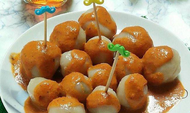 Resep Cilok Ikan Tuna dengan Saus Bumbu Kacang, Rasanya Begitu Lezat!