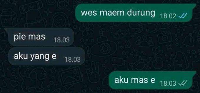 chat bahasa Jawa yang nyesek abis (twitter.com/jowoshitpost)