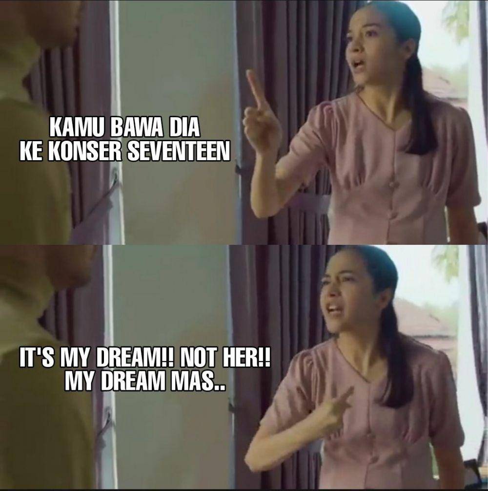 Meme Layangan Putus Edisi KPop (twitter.com/xcaramelle_)
