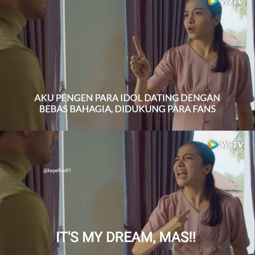 Meme Layangan Putus Edisi KPop (twitter.com/kapelluv01)