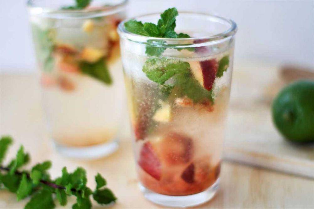 Mojito fruit salad (bluesbestlife.com)