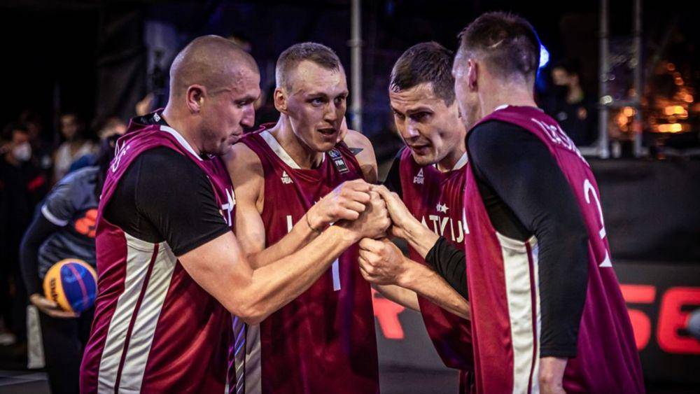 Latvia (putra) menjadi peraih medali emas pertama di nomor 3x3 cabang bola basket Olimpiade 2020. (olympics.com)