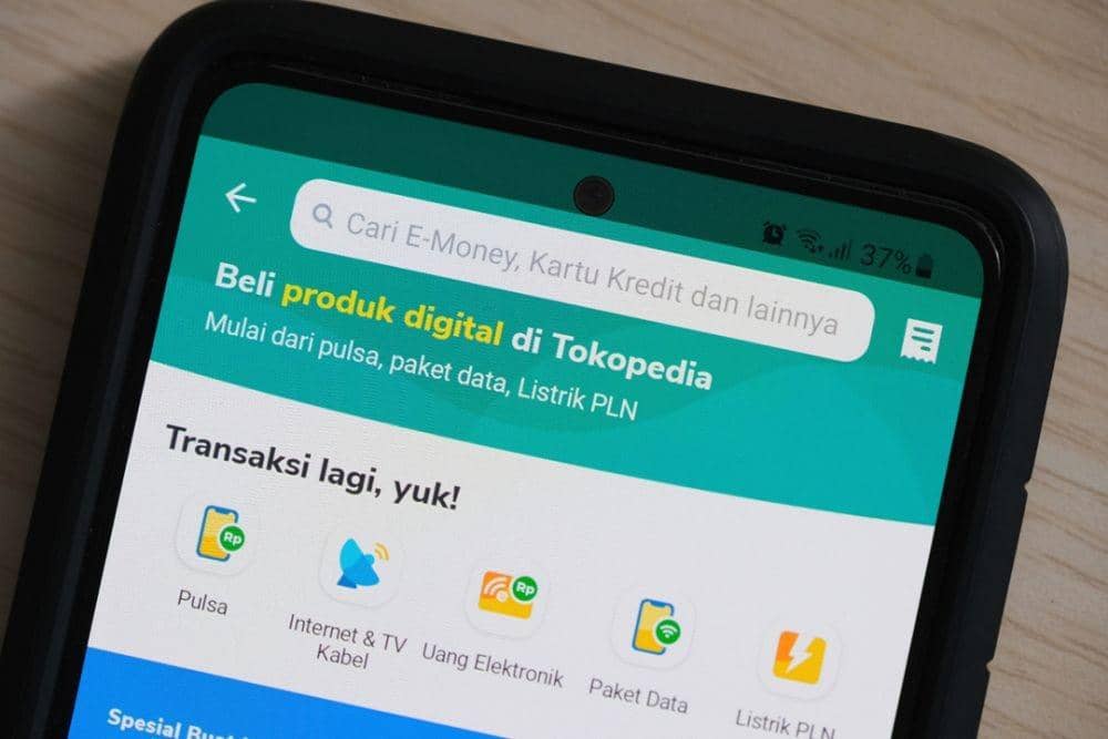 Isi ulang pulsa dan paket data di Tokopedia. (Dok. Tokopedia)