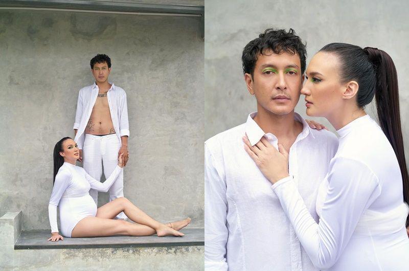 10 Maternity Shoot Nadine Chandrawinata, Kompak Bareng Suami!