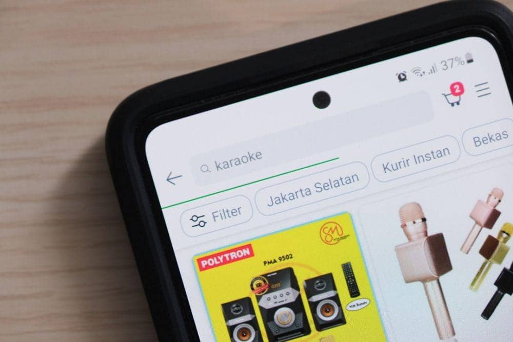 Perlengkapan karaoke di Tokopedia. (Dok. Tokopedia)