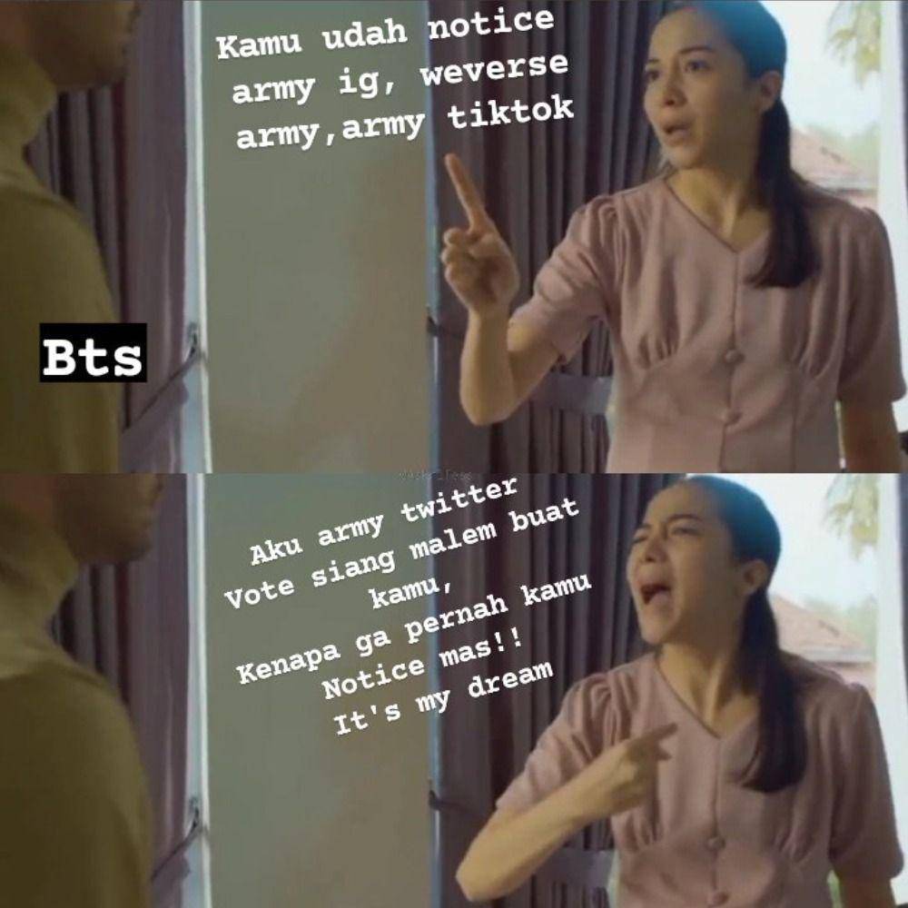 Meme Layangan Putus Edisi KPop (twitter.com/armyfess_)