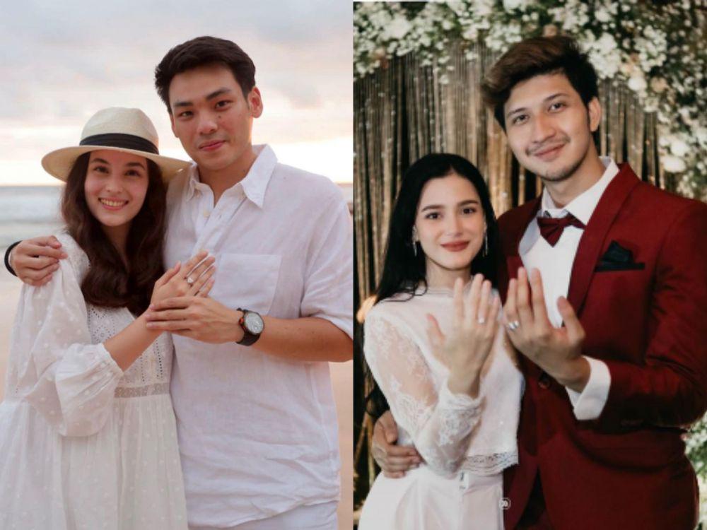 pasangan artis (instagram.com/elizabethkardinal | instagram.com/yxsmine.ow)