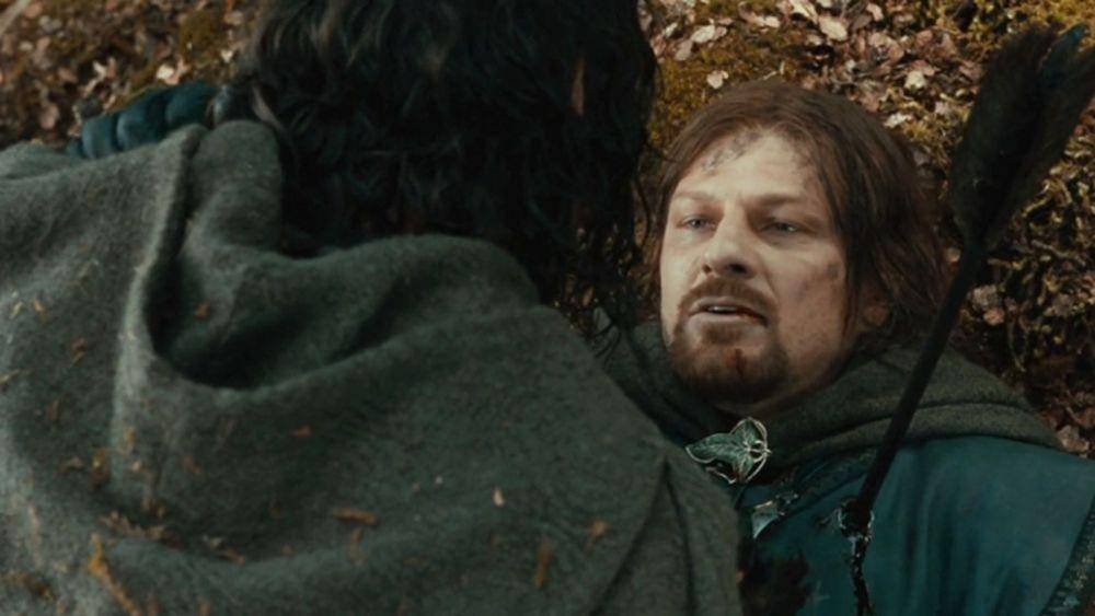 cuplikan penampilan Sean Bean di film The Lord of the Rings: The Fellowship of the Ring (dok. New Line Cinema/The Lord of the Rings: The Fellowship of the Ring)