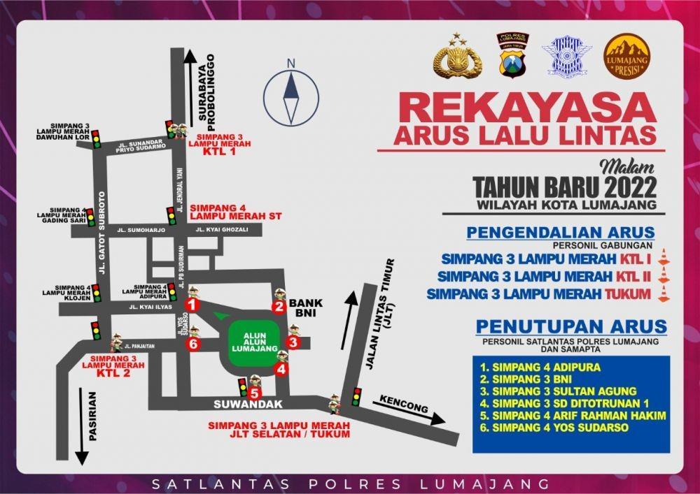 Rekayasa lalu-lintas di Lumajang. IDN Times/Istimewa