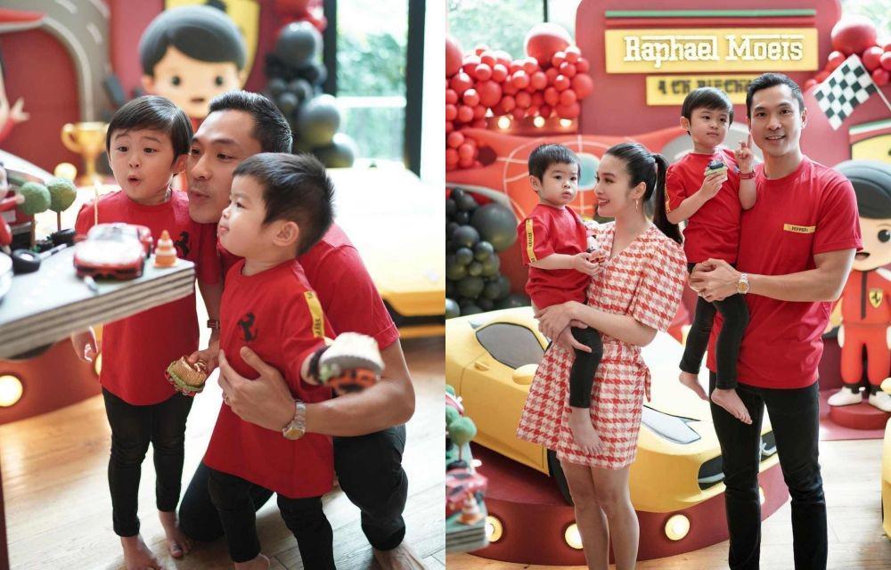 10 Momen Ultah ke-4 Raphael Anak Sandra Dewi, Kadonya Jadi BA Ferrari