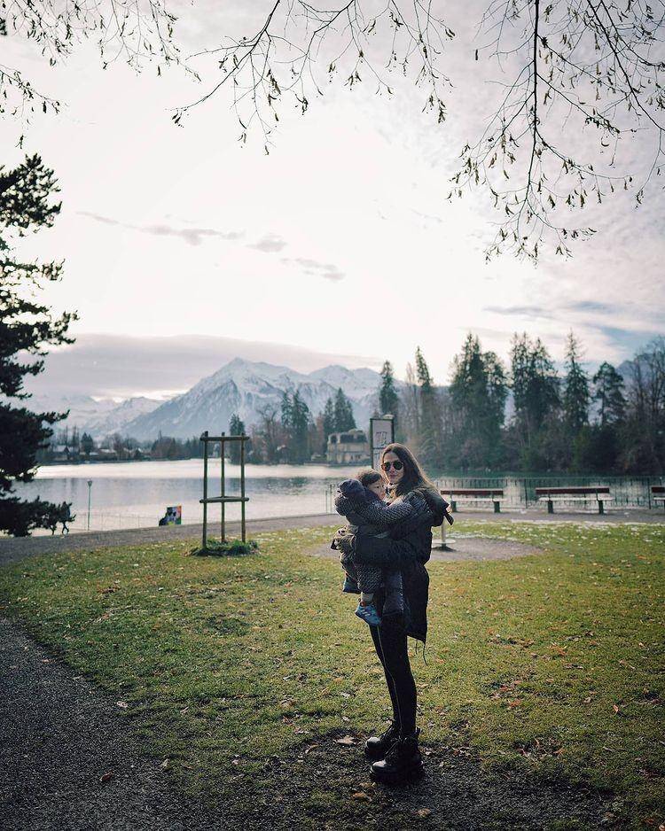 Sabat Dieter, istri Ringgo Agus Rahman, ketika berlibur di Swiss (Instagram.com/ringgoagus)