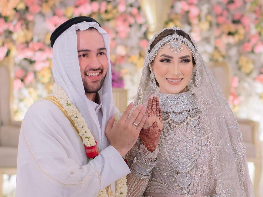 10 Potret Pesta Pernikahan Shirin Safira, Elegan Bernuasa Arab