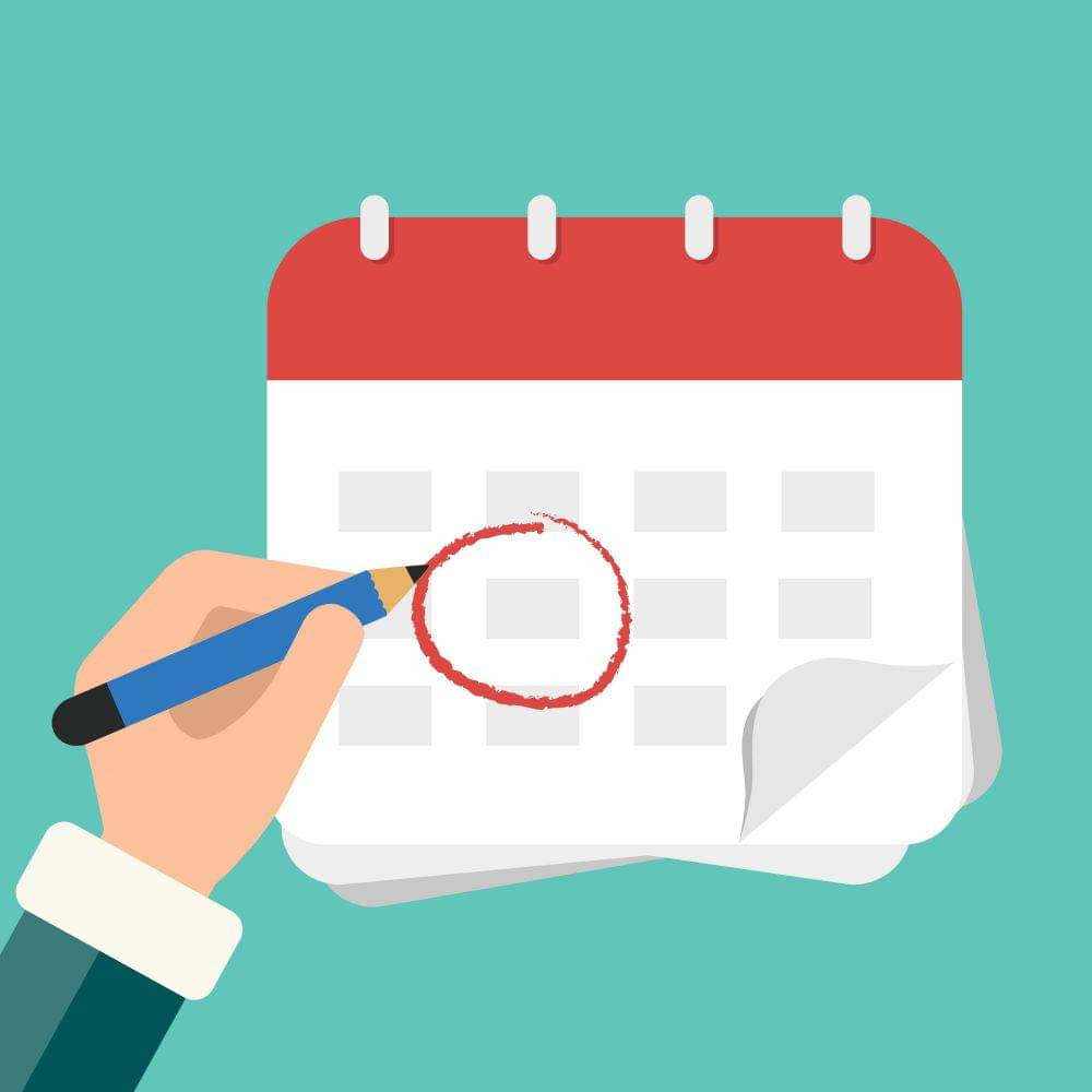 ilustrasi tanggal merah di kalender (freepik.com/vector)