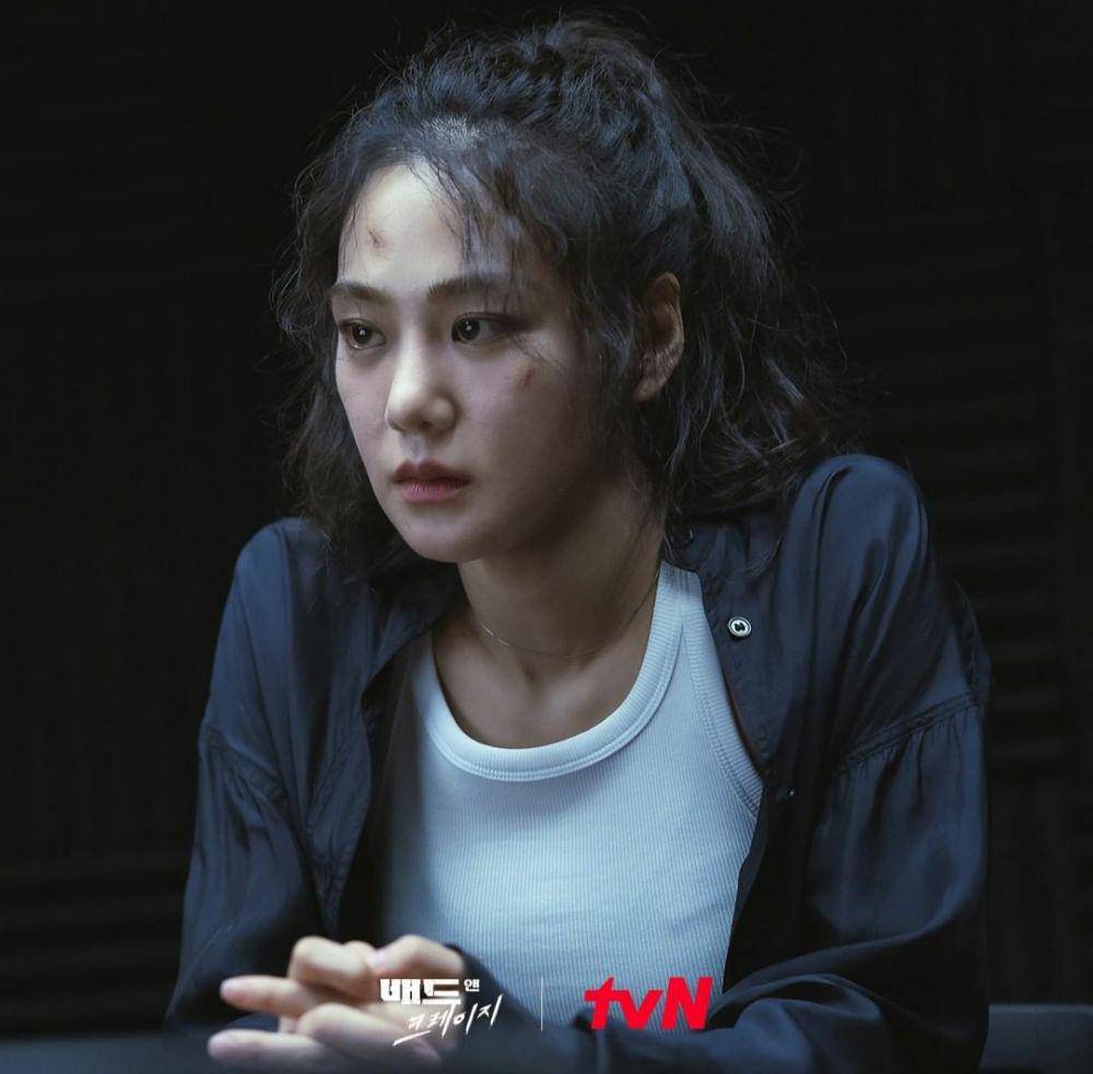 Han Ji Eun di drama Bad and Crazy. (instagram.com/tvn_drama)