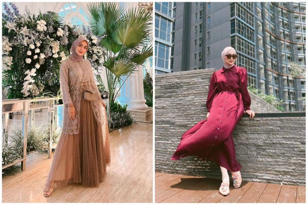 9 Inspirasi Gaya Hijab Nuansa Earth Tone ala Citra Kirana