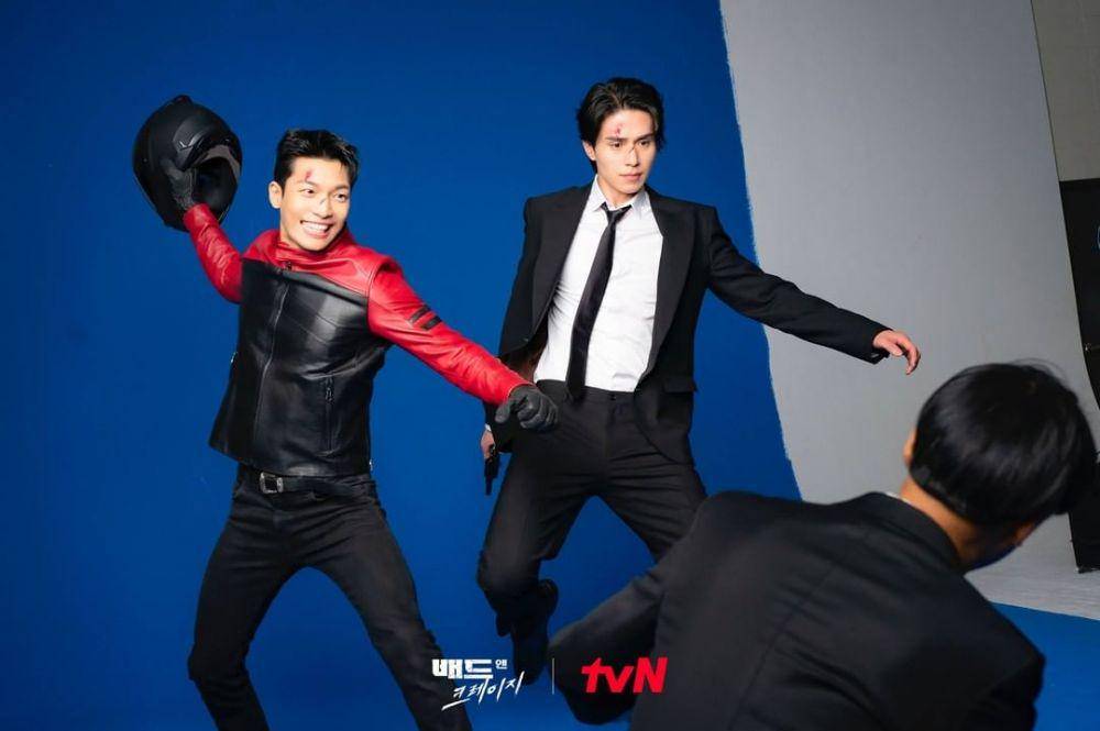 Lee Dong Wook dan Wi Ha Joon di Bad and Crazy (instagram.com/tvn_drama)