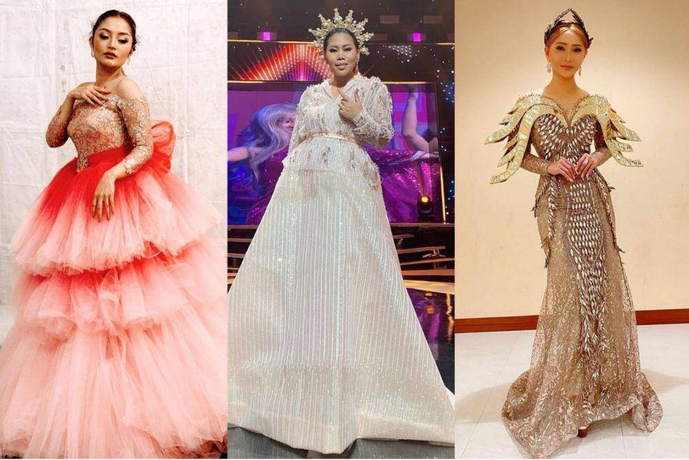 Dress pedangdut Indonesia (instagram.com/sitibadriahh/| hinstagram.com/evi_masamba_real | instagram.com/inul.d)