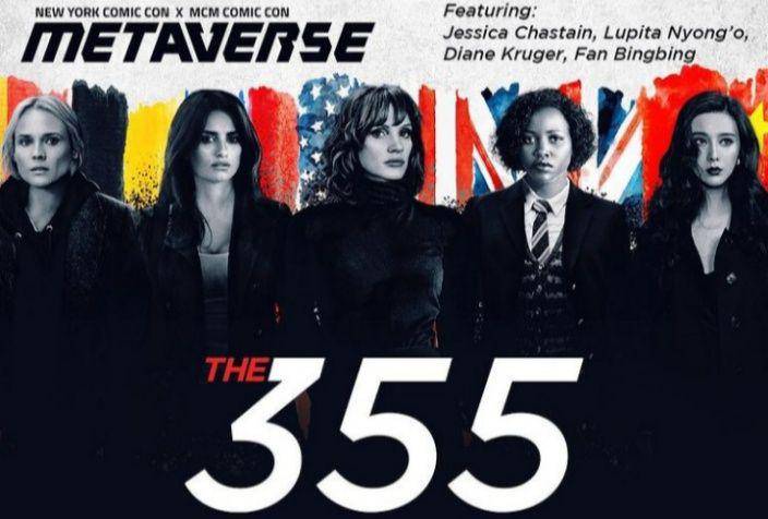 poster film The 355 (instagram.com/the355movie)