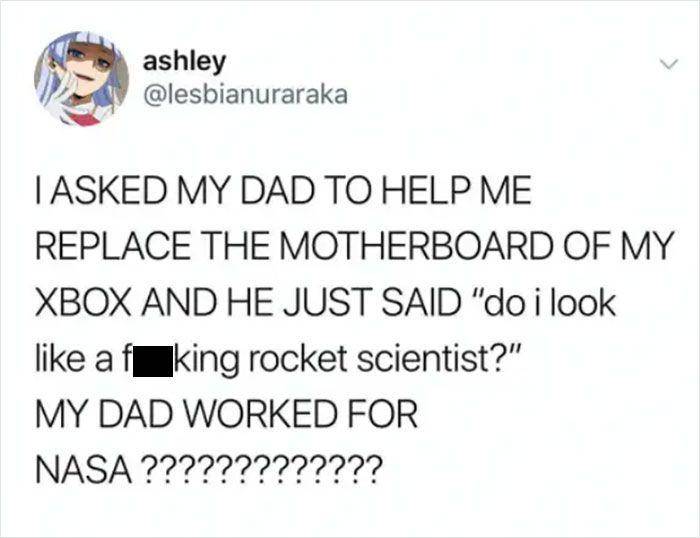 ayah paling kocak (twitter.com/lesbianuraraka via boredpanda.com)