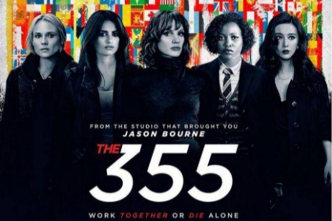 poster film The 355 (instagram.com/the354movie)