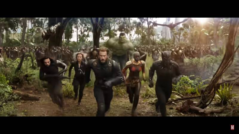 Trailer Avengers: Infinity War yang memperlihatkan Hulk di Wakanda. (youtube.com/Marvel Entertainment)