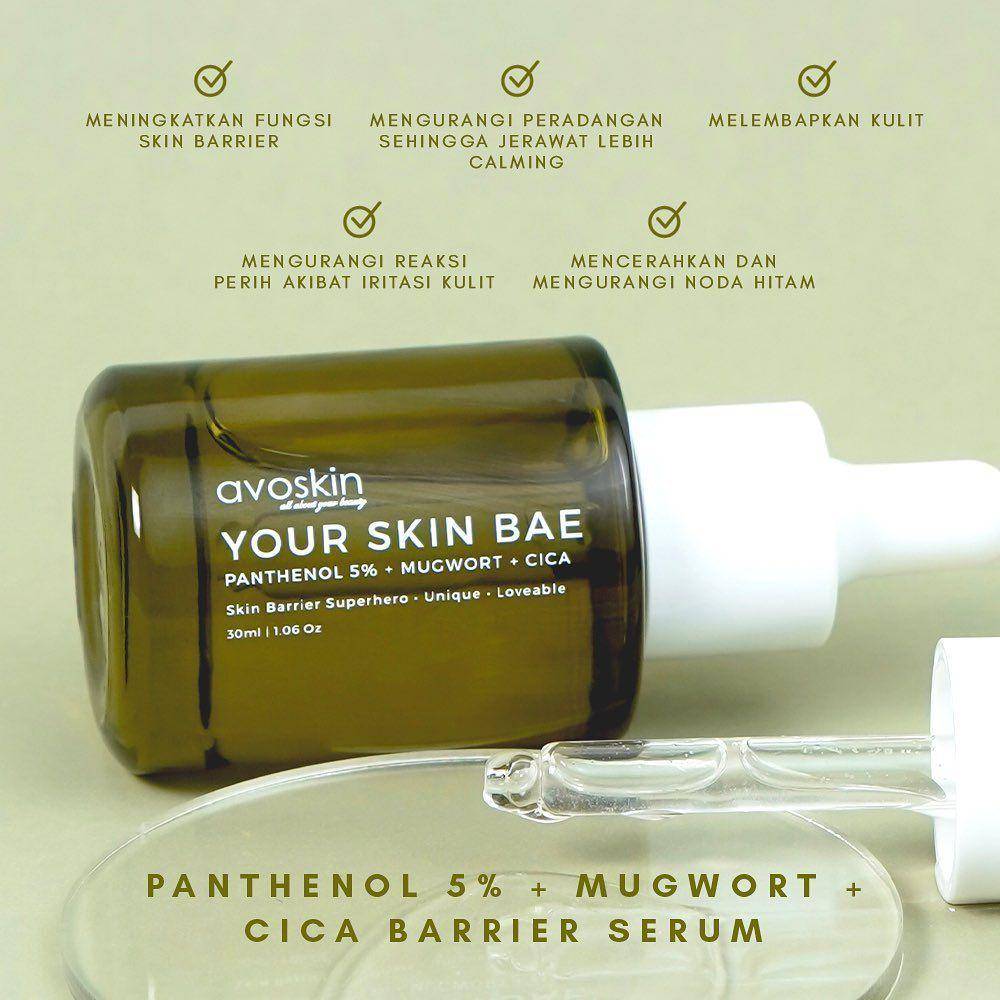 Your Skin Bae Panthenol 5% + Mugwort + Cica Serum (intagram.com/avoskinbeauty)