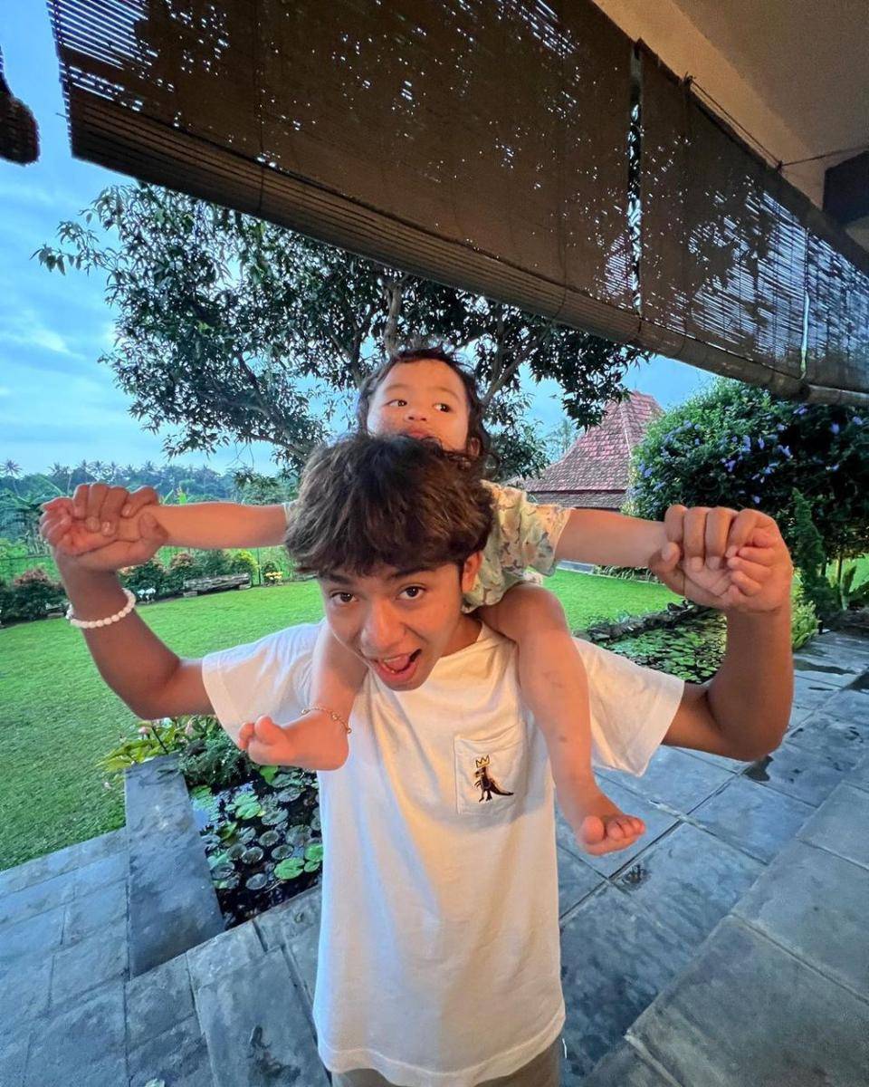 Betrand Peto dan Thania Putri Onsu (instagram.com/betrandpetoputraonsu)