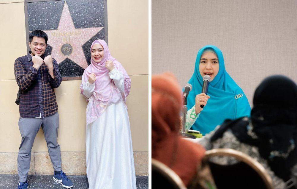 9 Potret Oki Setiana Dewi di Amerika, Ceramah Sambil Liburan!