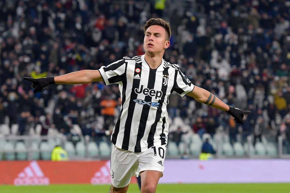 Paulo Dybala melakukan selebrasi gol. (twitter.com/PauDybala_JR)
