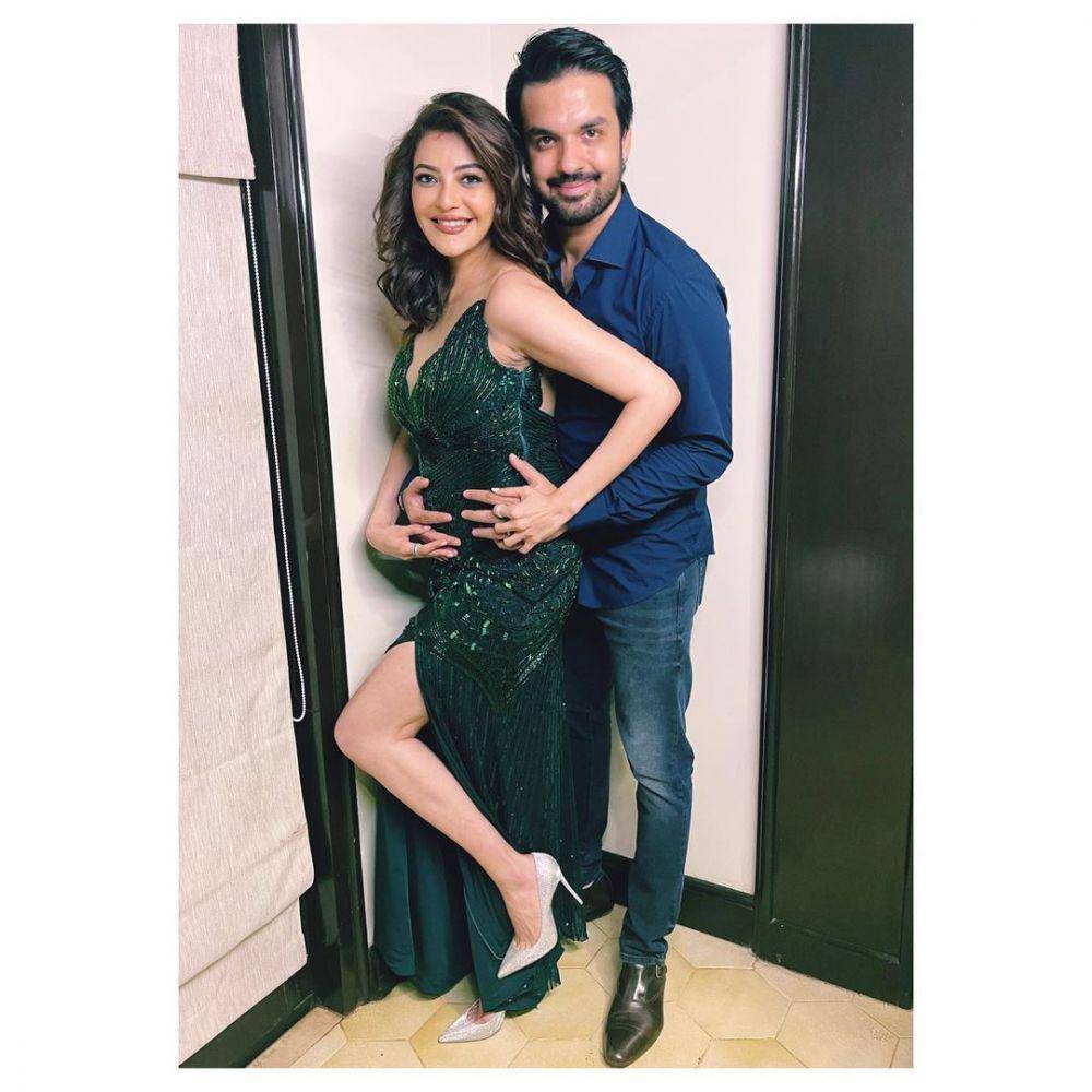 Kajal Aggarwal dan suami (instagram.com/kajalaggarwalofficial)