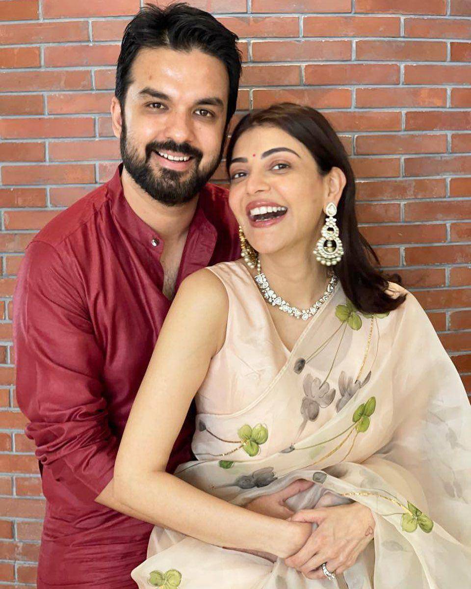 Kajal Aggarwal dan suami (instagram.com/kajalaggarwalofficial)