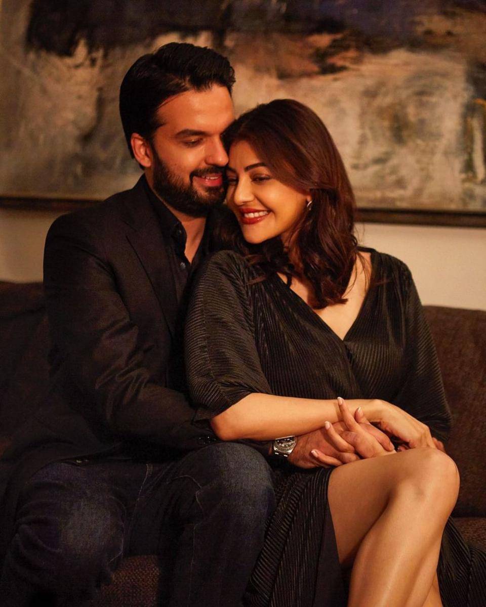 Kajal Aggarwal dan suami (instagram.com/kajalaggarwalofficial)