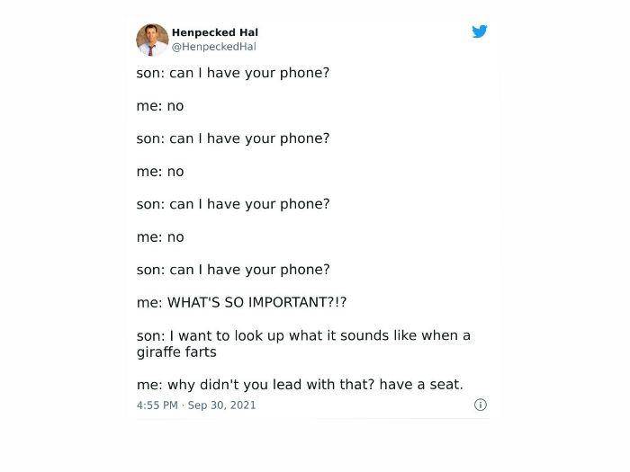 ayah paling kocak (twitter.com/HenpeckedHal)