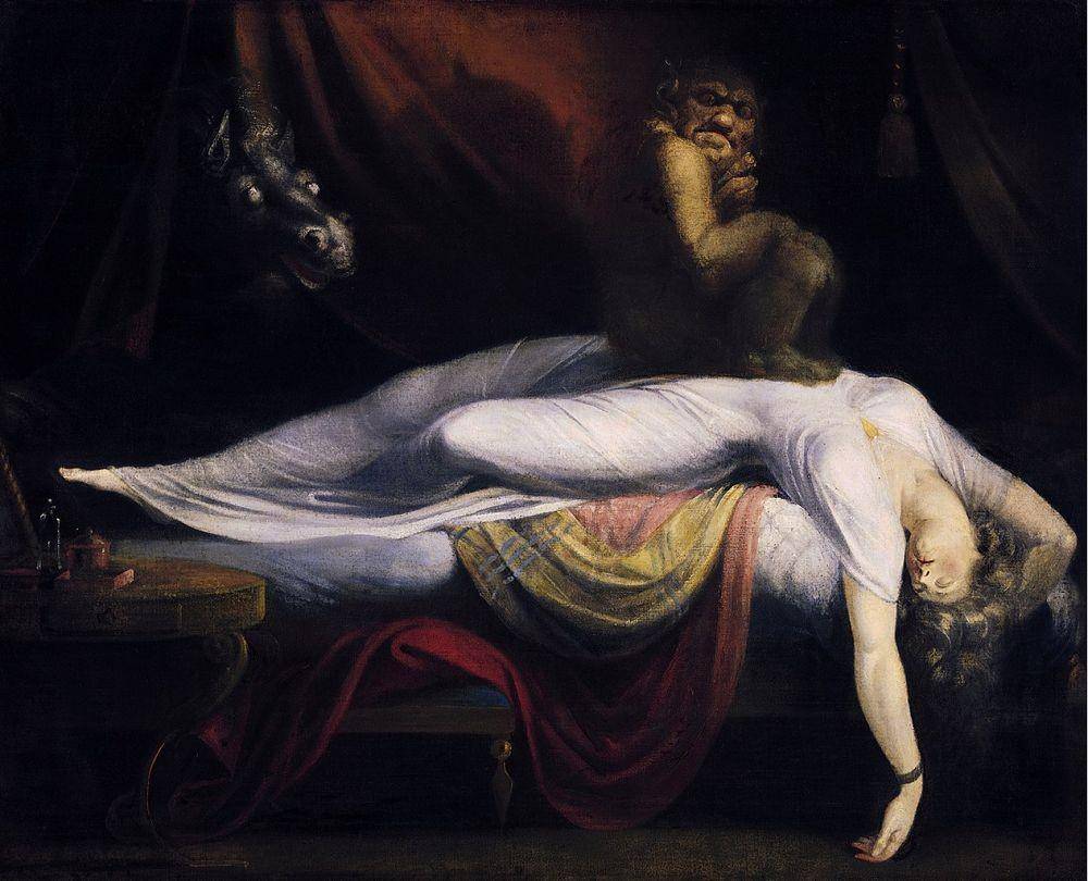 Lukisan yang menggambarkan ketindihan atau sleep paralysis, The Nightmare, Henry Fuseli, 1781. (wikimedia.org)