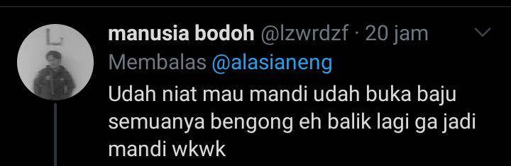 hal random di kamar mandi (twitter.com/lzwrdzf)